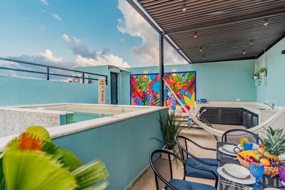 Rincon Del Cielo Rooftop With Glass Walled Pool Mérida Exterior foto
