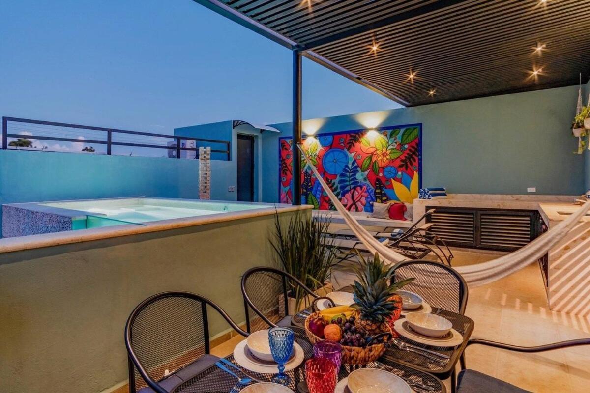 Rincon Del Cielo Rooftop With Glass Walled Pool Mérida Exterior foto